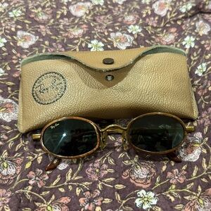 Vintage Ray-Ban Brown Sunglasses with Case